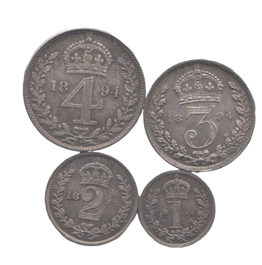 1894 MAUNDY SET ( UNC ) - Maundy Set - Cambridgeshire Coins