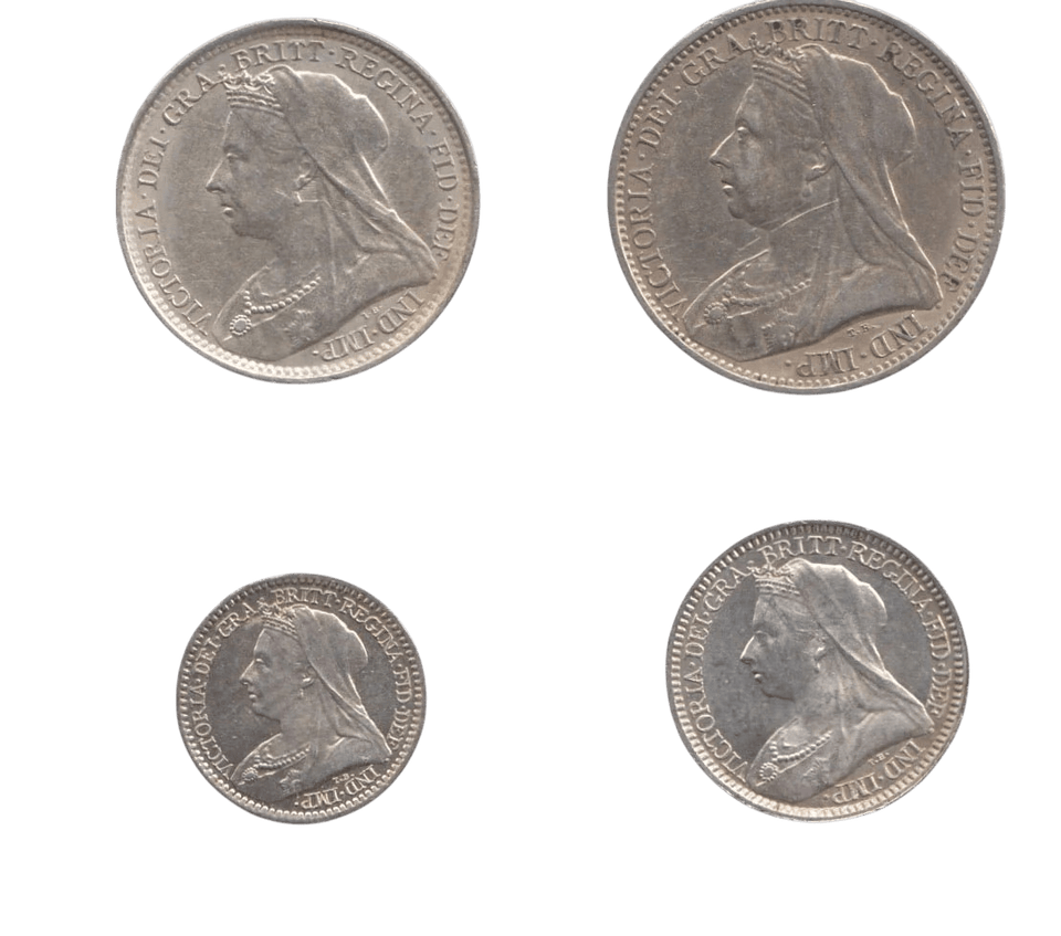 1894 MAUNDY SET VICTORIA - Maundy Set - Cambridgeshire Coins