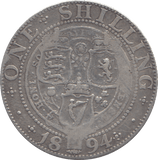 1894 ONE SHILLING ( FINE ) - SHILLING - Cambridgeshire Coins