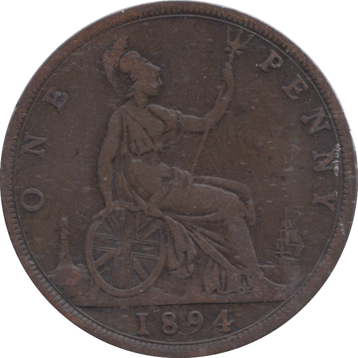1894 PENNY ( FINE ) - Penny - Cambridgeshire Coins