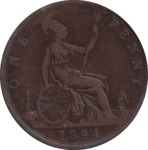 1894 PENNY ( FINE ) - PENNY - Cambridgeshire Coins