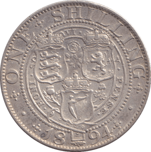 1894 SHILLING ( EF ) 1 - SHILLING - Cambridgeshire Coins