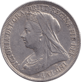 1894 SHILLING ( EF ) - SHILLING - Cambridgeshire Coins