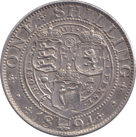 1894 SHILLING ( EF ) - SHILLING - Cambridgeshire Coins