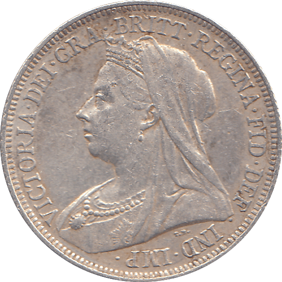 1894 SHILLING ( GVF ) - SHILLING - Cambridgeshire Coins