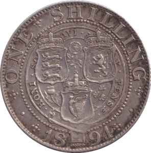 1894 SHILLING ( VF ) - SHILLING - Cambridgeshire Coins