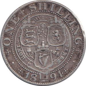 1894 SHILLING ( VF ) - SHILLING - Cambridgeshire Coins