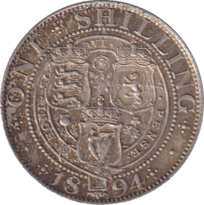 1894 SHILLING (VF) - SHILLING - Cambridgeshire Coins