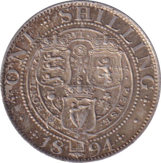 1894 SHILLING (VF) - SHILLING - Cambridgeshire Coins