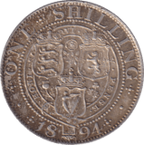 1894 SHILLING (VF) - SHILLING - Cambridgeshire Coins