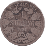1894 SILVER 1 SHILLING SOUTH AFRICA - SILVER WORLD COINS - Cambridgeshire Coins