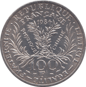 1894 SILVER 100 FRANCS FRANCE - SILVER WORLD COINS - Cambridgeshire Coins