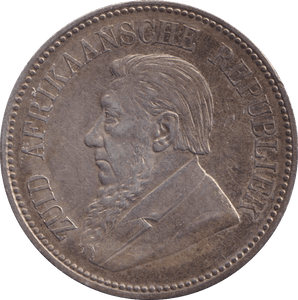 1894 SILVER 2 1/2 SHILLING SOUTH AFRICA - SILVER WORLD COINS - Cambridgeshire Coins