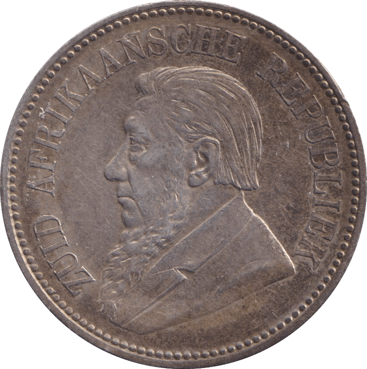 1894 SILVER 2 1/2 SHILLING SOUTH AFRICA - SILVER WORLD COINS - Cambridgeshire Coins