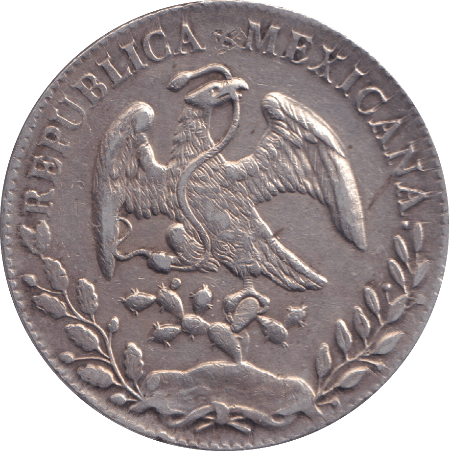 1894 SILVER 8 REALES MEXICO - SILVER WORLD COINS - Cambridgeshire Coins