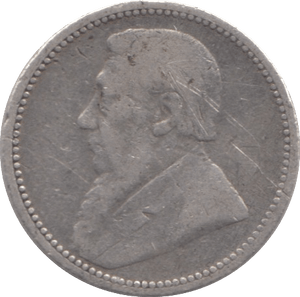 1894 SILVER SIXPENCE SOUTH AFRICA - SILVER WORLD COINS - Cambridgeshire Coins