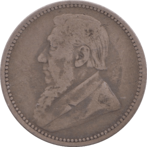 1894 SILVER SIXPENCE SOUTH AFRICA - SILVER WORLD COINS - Cambridgeshire Coins
