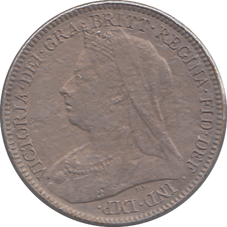 1894 SIXPENCE ( FINE ) - SIXPENCE - Cambridgeshire Coins