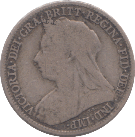 1894 SIXPENCE ( FINE ) - SIXPENCE - Cambridgeshire Coins
