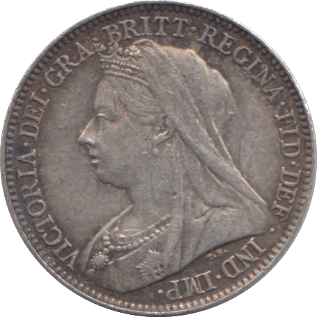 1894 SIXPENCE ( GVF ) - SIXPENCE - Cambridgeshire Coins