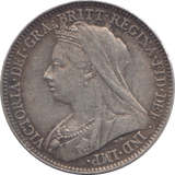 1894 SIXPENCE ( GVF ) - SIXPENCE - Cambridgeshire Coins