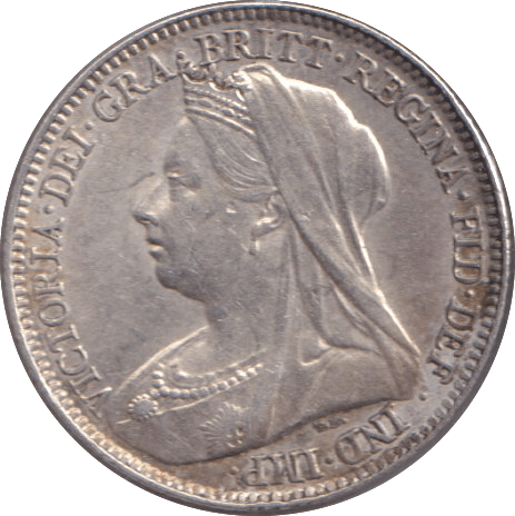 1894 SIXPENCE ( GVF ) - SIXPENCE - Cambridgeshire Coins