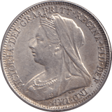 1894 SIXPENCE ( GVF ) - SIXPENCE - Cambridgeshire Coins