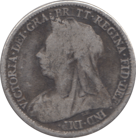 1894 SIXPENCE ( NF ) - SIXPENCE - Cambridgeshire Coins