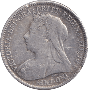 1894 SIXPENCE ( VF ) - SIXPENCE - Cambridgeshire Coins