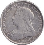 1894 SIXPENCE ( VF ) - SIXPENCE - Cambridgeshire Coins