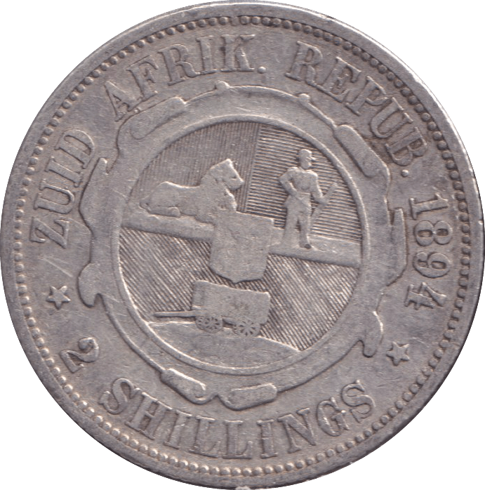 1894 SOUTH AFRICA 2 SHILLING - WORLD COINS - Cambridgeshire Coins