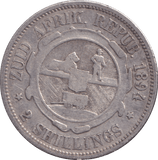 1894 SOUTH AFRICA 2 SHILLING - WORLD COINS - Cambridgeshire Coins