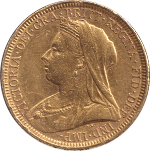 1894 SOVEREIGN ( VF ) - HALF SOVEREIGN - Cambridgeshire Coins