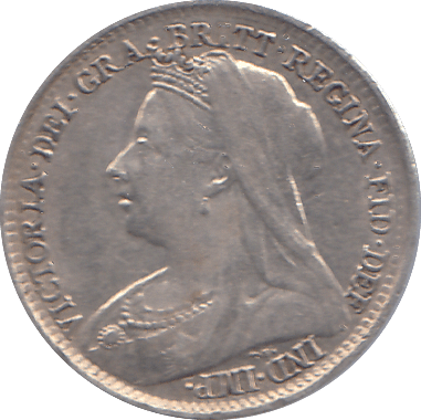 1894 THREEPENCE ( EF ) - THREEPENCE - Cambridgeshire Coins