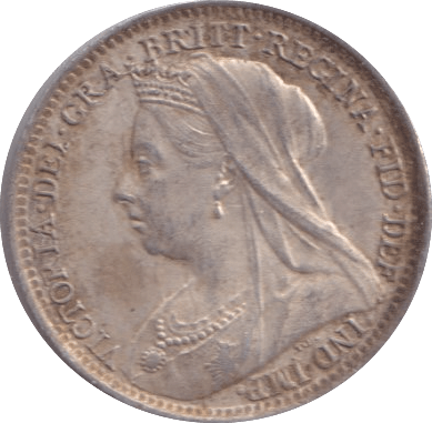 1894 THREEPENCE ( UNC ) - Threepence - Cambridgeshire Coins