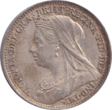 1894 THREEPENCE ( UNC ) - Threepence - Cambridgeshire Coins