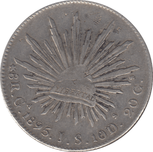 1895 8 REALES MEXICO - WORLD COINS - Cambridgeshire Coins