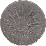 1895 8 REALES MEXICO - WORLD COINS - Cambridgeshire Coins