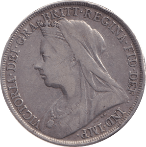 1895 CROWN 1 ( FINE ) - CROWN - Cambridgeshire Coins