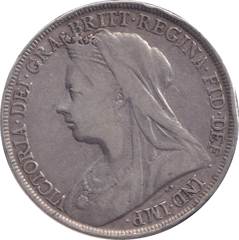 1895 CROWN 1 ( FINE ) - CROWN - Cambridgeshire Coins