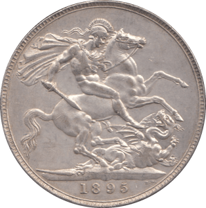 1895 CROWN ( AUNC ) - CROWN - Cambridgeshire Coins