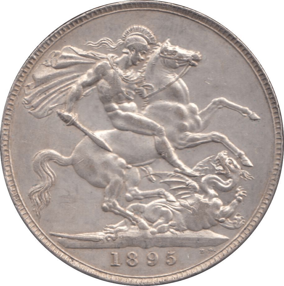 1895 CROWN ( AUNC ) - CROWN - Cambridgeshire Coins