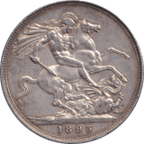 1895 CROWN ( EF ) - CROWN - Cambridgeshire Coins
