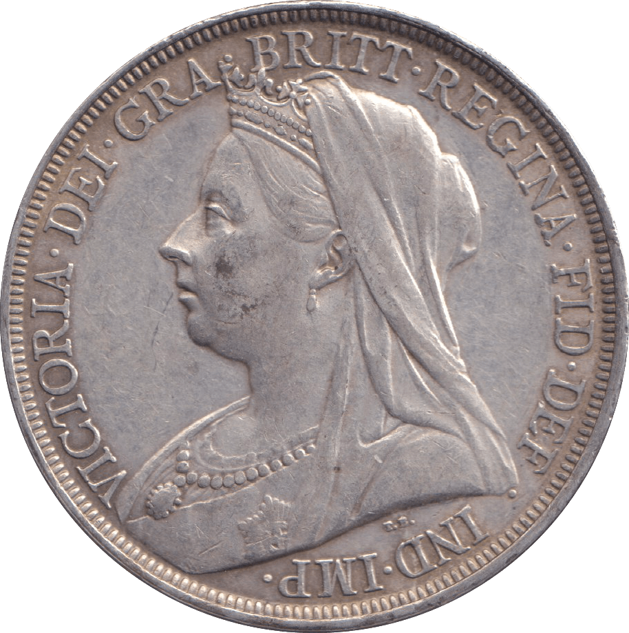 1895 CROWN ( EF ) - CROWN - Cambridgeshire Coins