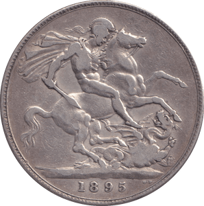 1895 CROWN ( F ) - CROWN - Cambridgeshire Coins