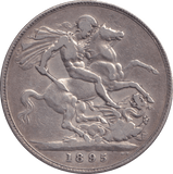 1895 CROWN ( F ) - CROWN - Cambridgeshire Coins