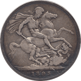 1895 CROWN ( F ) - WORLD COINS - Cambridgeshire Coins