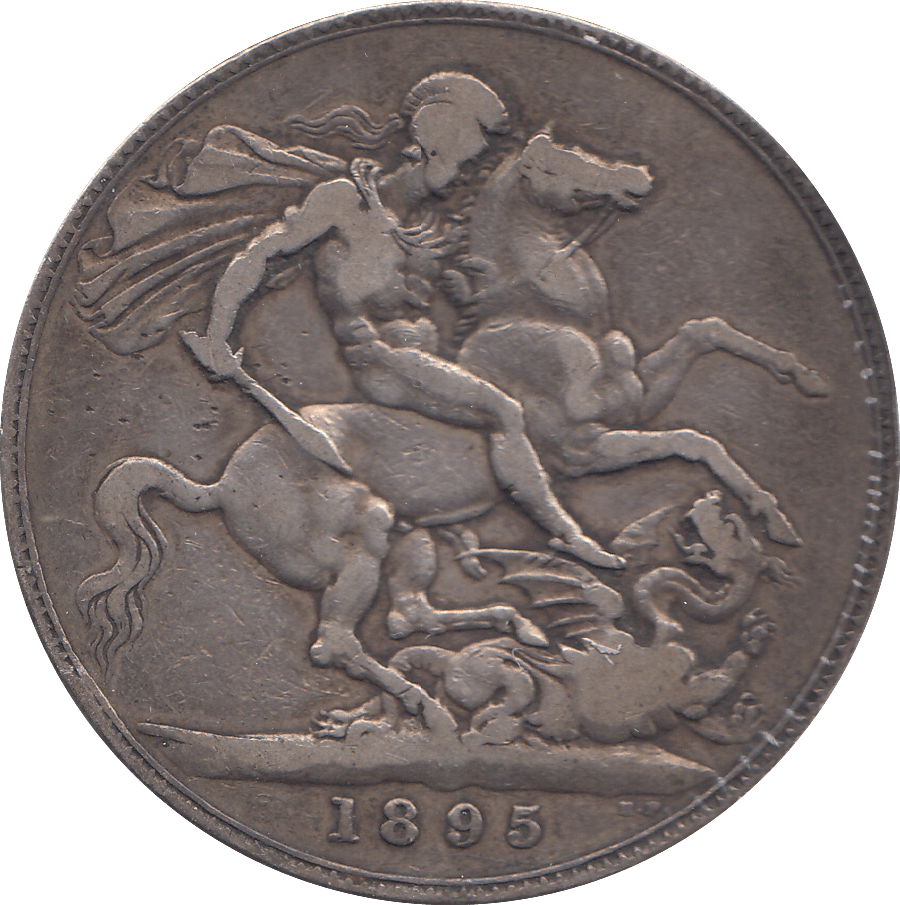 1895 CROWN ( F ) - WORLD COINS - Cambridgeshire Coins