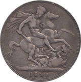 1895 CROWN ( F ) - WORLD COINS - Cambridgeshire Coins