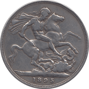 1895 CROWN ( FINE ) - CROWN - Cambridgeshire Coins